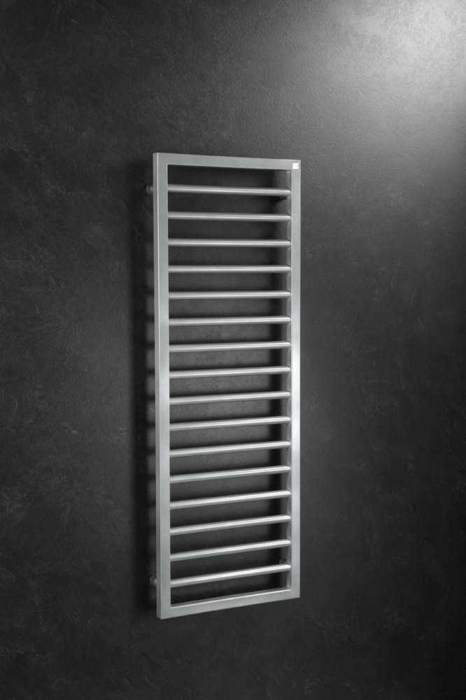 Zehnder Subway Towel Radiator - 1837 x 600mm - Titane