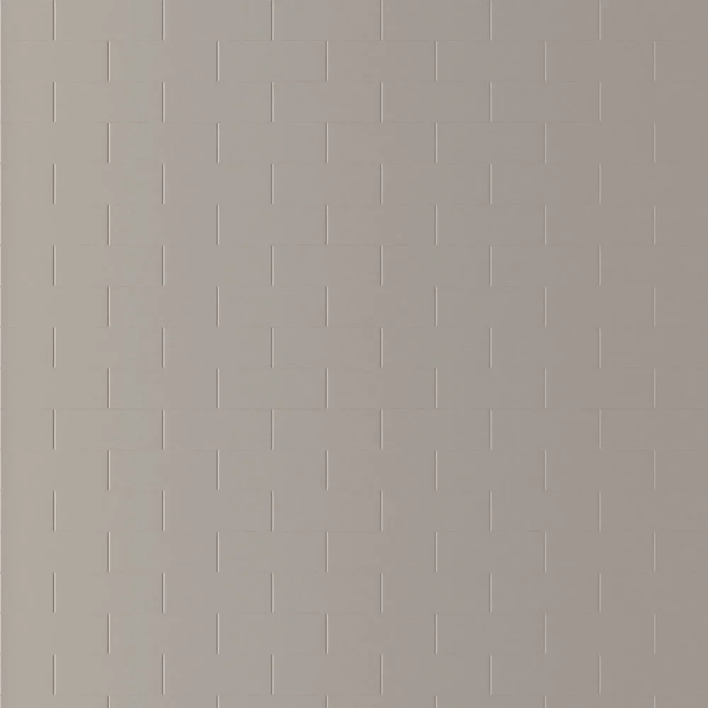 Dove Grey Showerwall Compact Tile Effect Wall Panel - 1220 x 2400mm