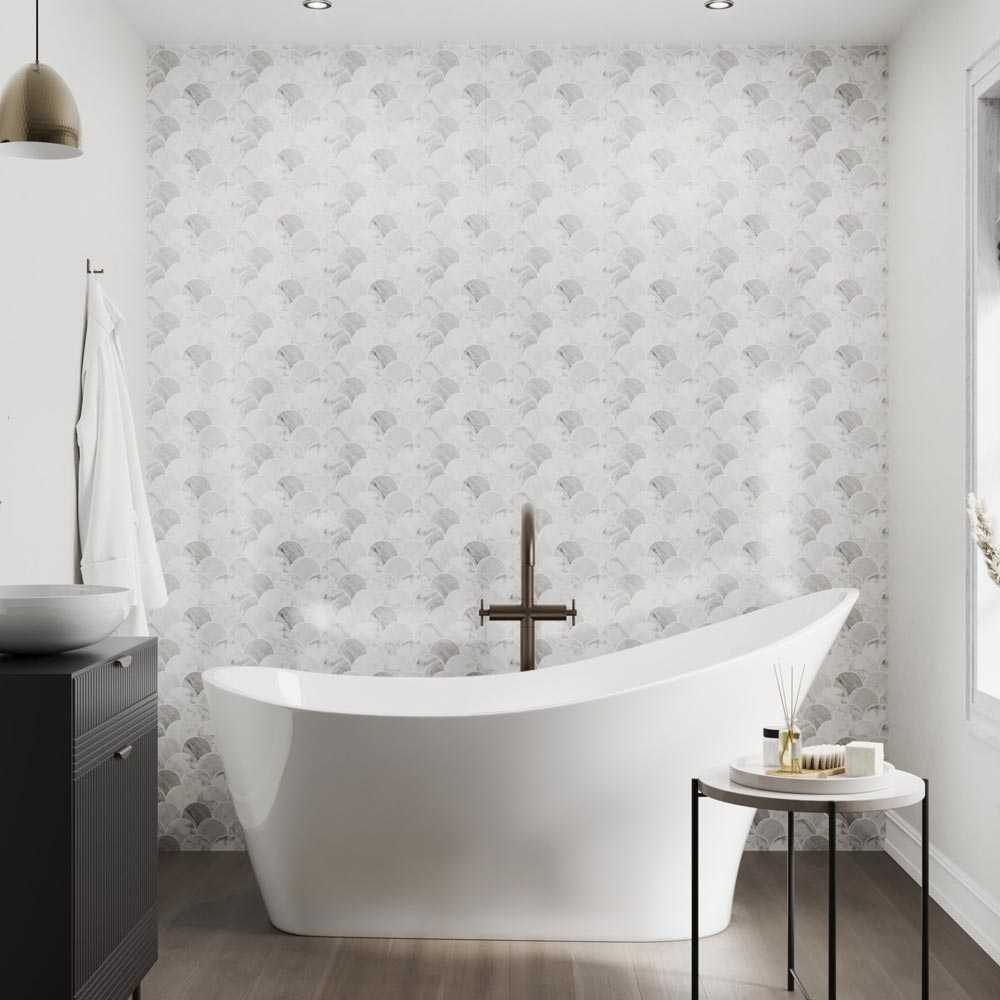 Scallop Marble Showerwall Acrylic Wall Panels