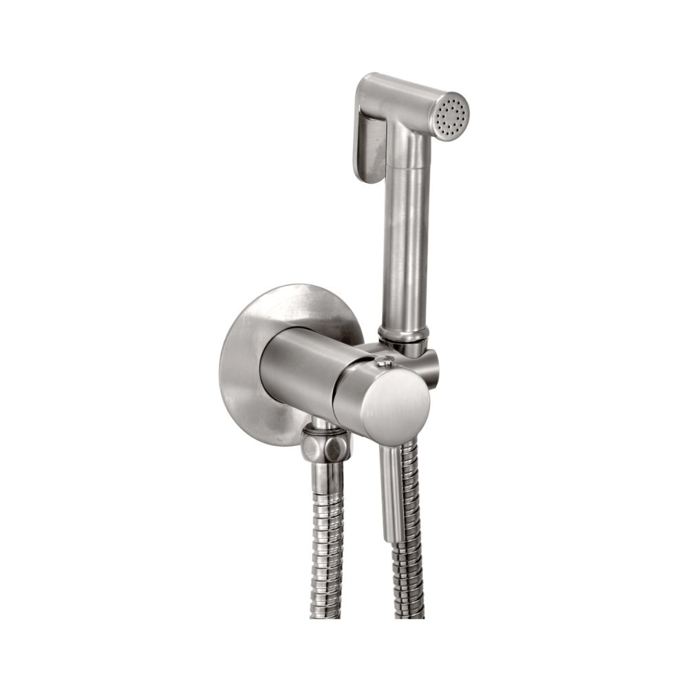 Scudo Brushed Nickel Douche Kit with Outlet Elbow