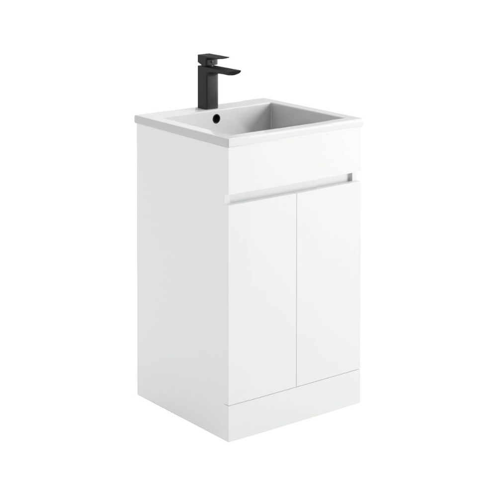 Scudo Empire 500 Gloss White Square Vanity Unit