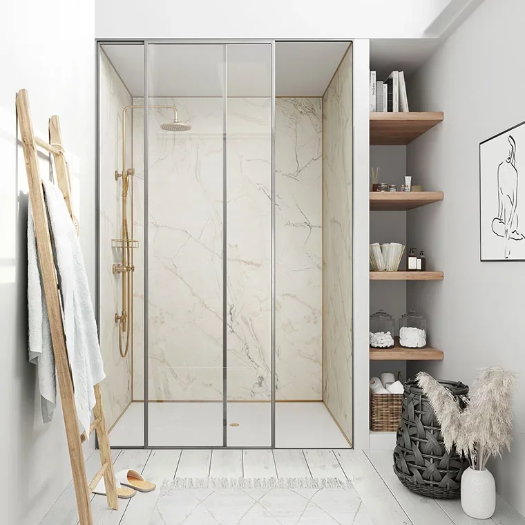 Shell Marble Showerwall Majestic Waterproof Core Laminate Panels