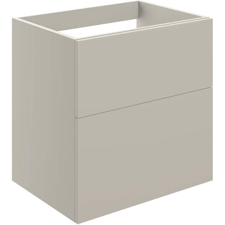 Shetland 590mm Matt Latte 2 Drawer Wall Hung Vanity Unit