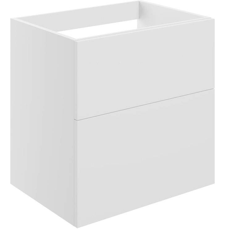 Shetland 590mm Matt White 2 Drawer Wall Hung Vanity Unit