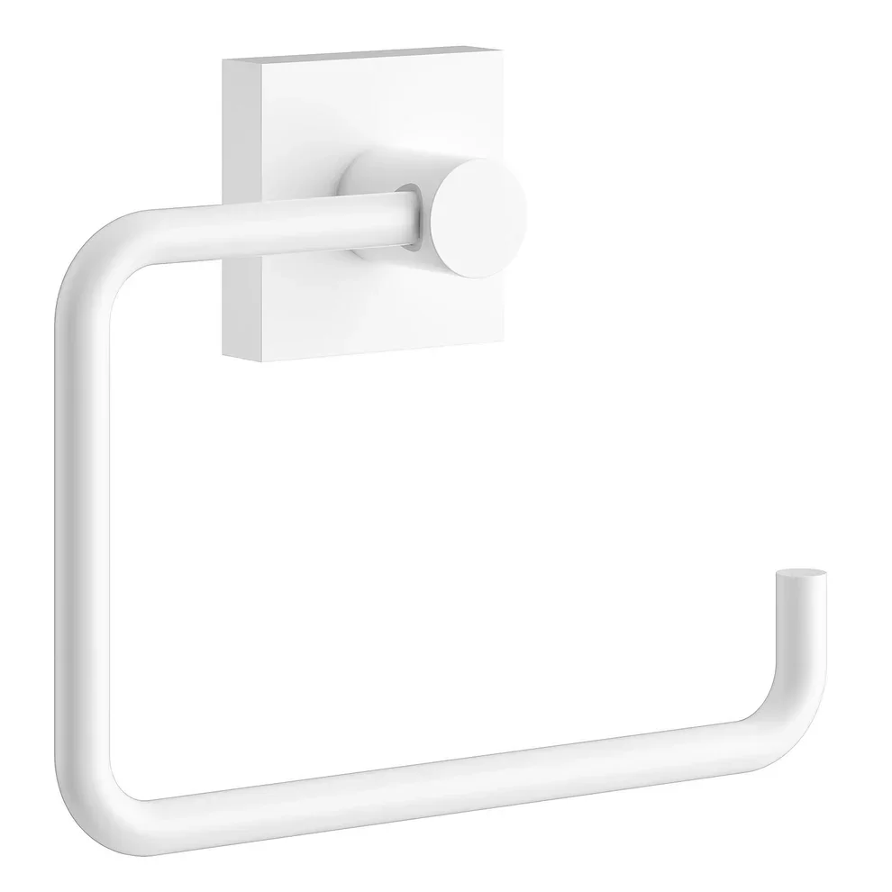 Smedbo House Matt White Toilet Roll Holder