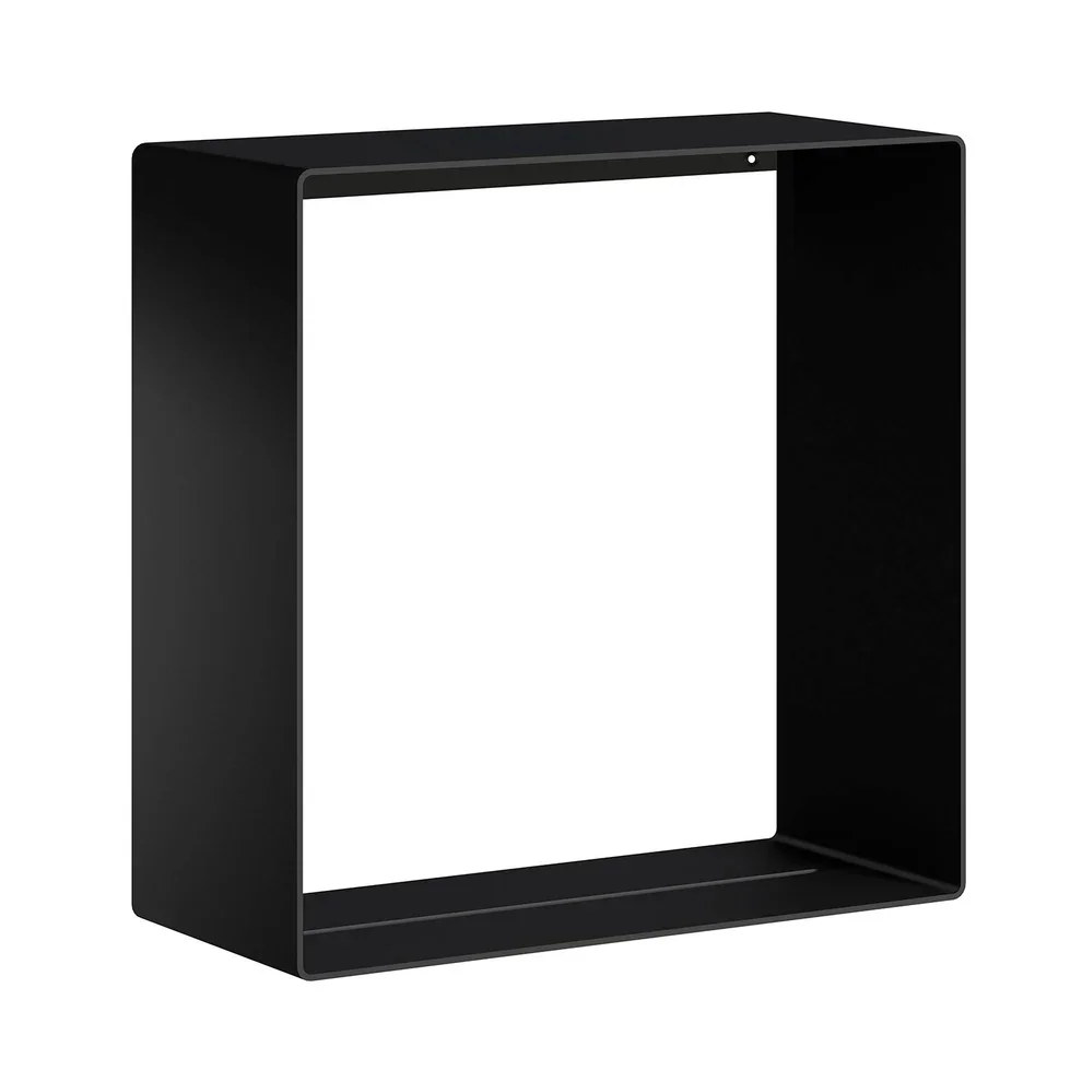 Smedbo Sideline Cube Matt Black Shower Shelf