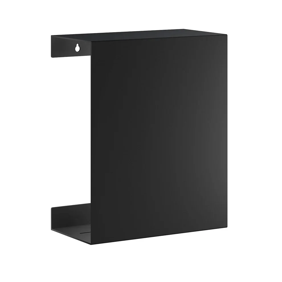 Smedbo Sideline Hide Matt Black Shower Shelf