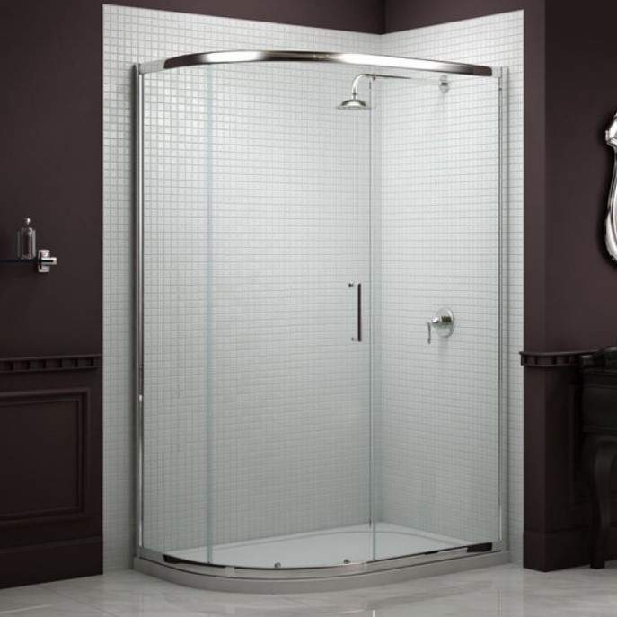 Sommer8 1000 x 800 Single Door Offset Quadrant Shower Enclosure