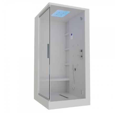 Artize Quadro White Shower Steam Cabin