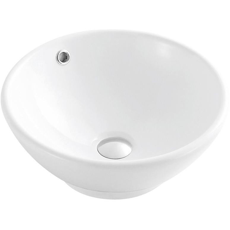 Synergy Cirque 380mm White Countertop Basin