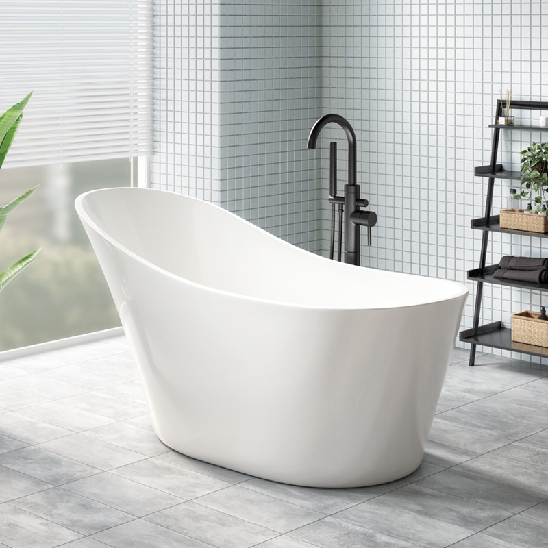 Synergy Mardi Gras 1700 x 720 Freestanding Modern Slipper Bath