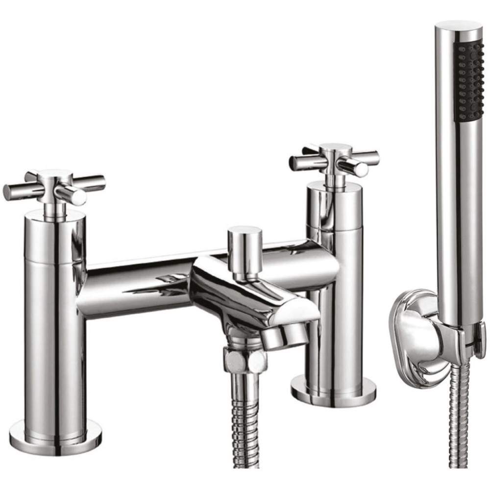 Scudo Kross Bath Shower Mixer Tap with Shower Kit and Wall Bracket