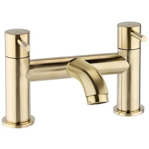 Kartell K-Vit Ottone Brushed Brass Bath Mixer Tap - CLEARANCE
