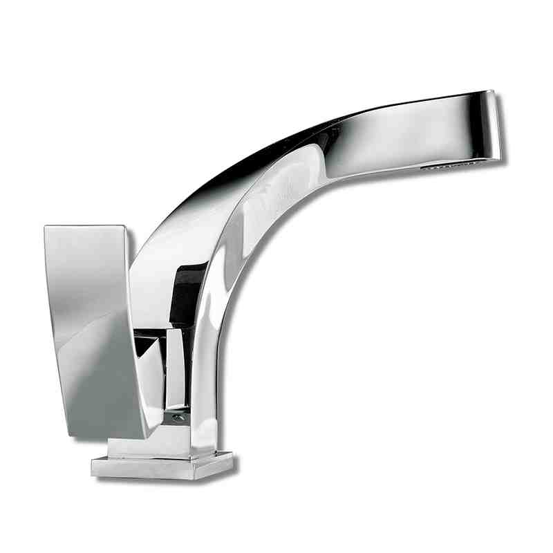 Abacus Twist Chrome Basin Mixer Tap