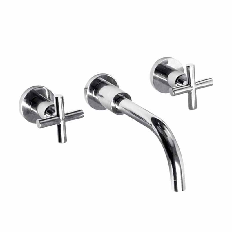 Abacus XS Wall Mounted Cross head Basin Mixer