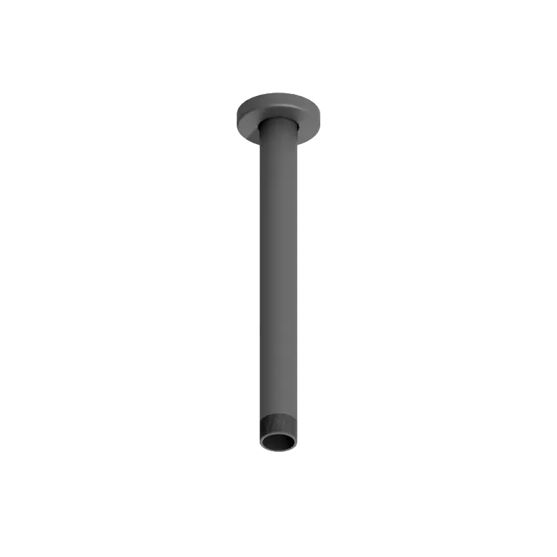 Abacus Emotion Matt Anthracite Round Fixed Ceiling Arm - 250mm - CLEARANCE