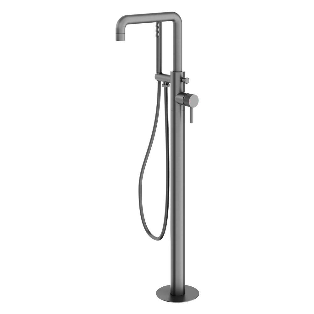 Abacus Iso Pro Freestanding Bath Shower Mixer - Matt Anthracite