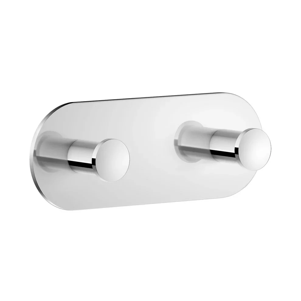 Smedbo Dot Chrome Double Towel Hook