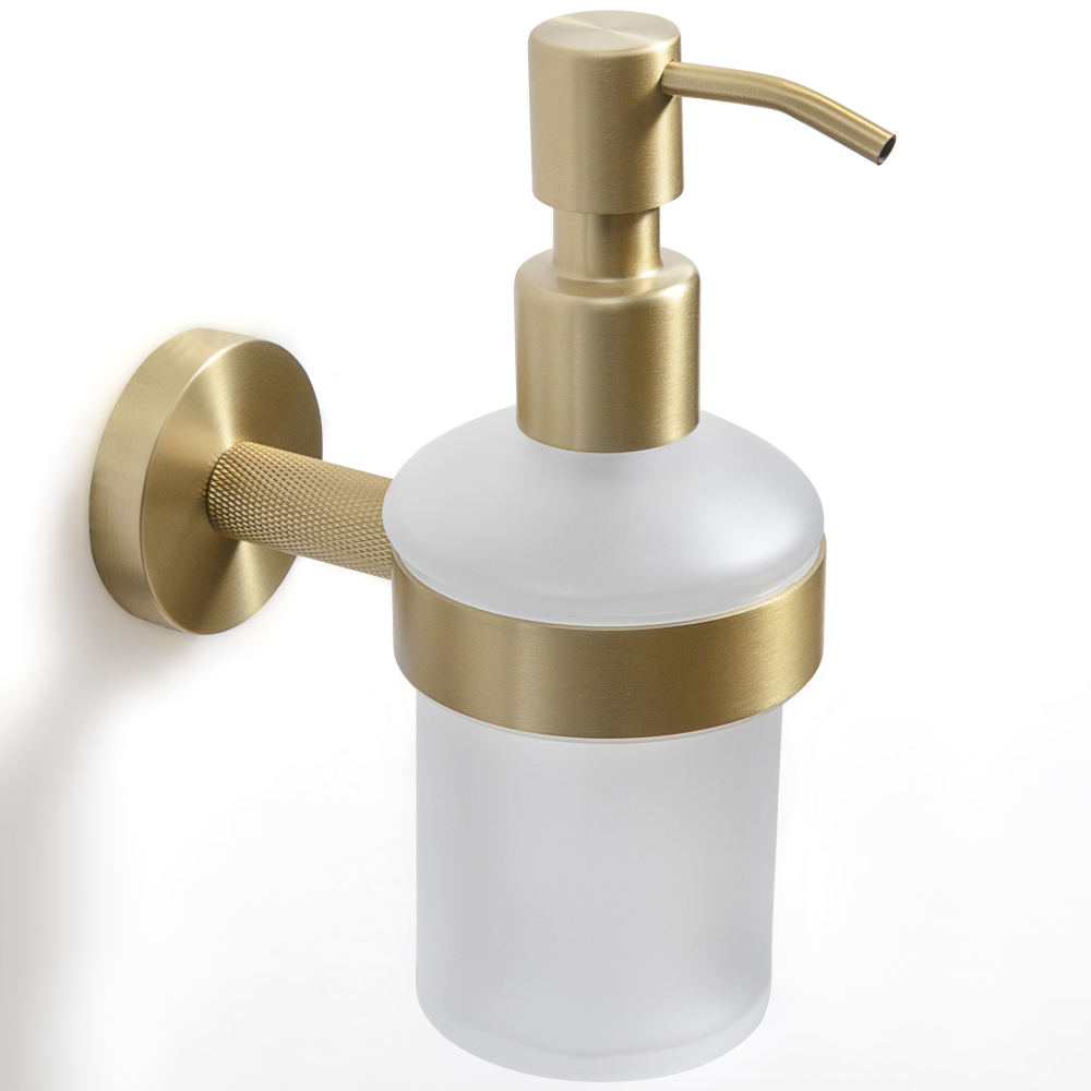 Origins Living Turner Brushed Brass Soap Dispenser