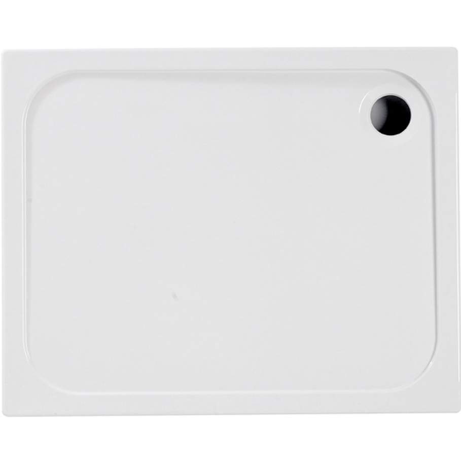 Deluxe 1000 x 700mm Rectangular Stone Resin Shower Tray