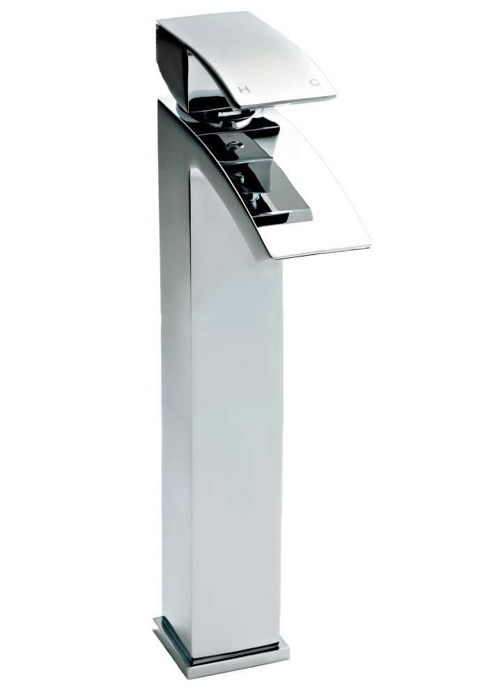 Nuie Vibe High Rise Chrome Basin Mixer Tap
