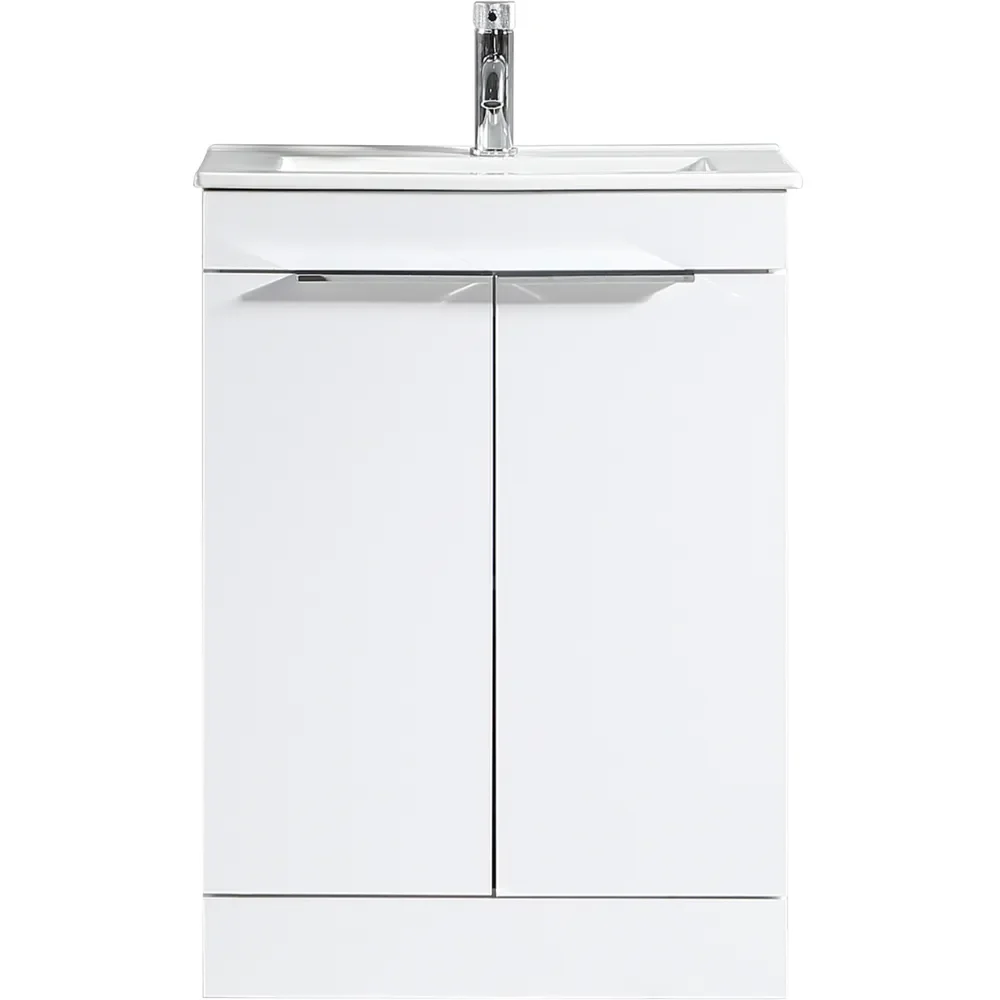 Tailored Sora 600mm Matt White Vanity Unit