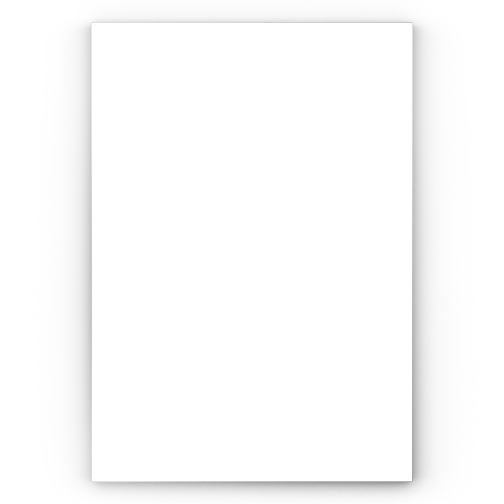 Origins Living Tate 100 Matt White Rectangular Mirror