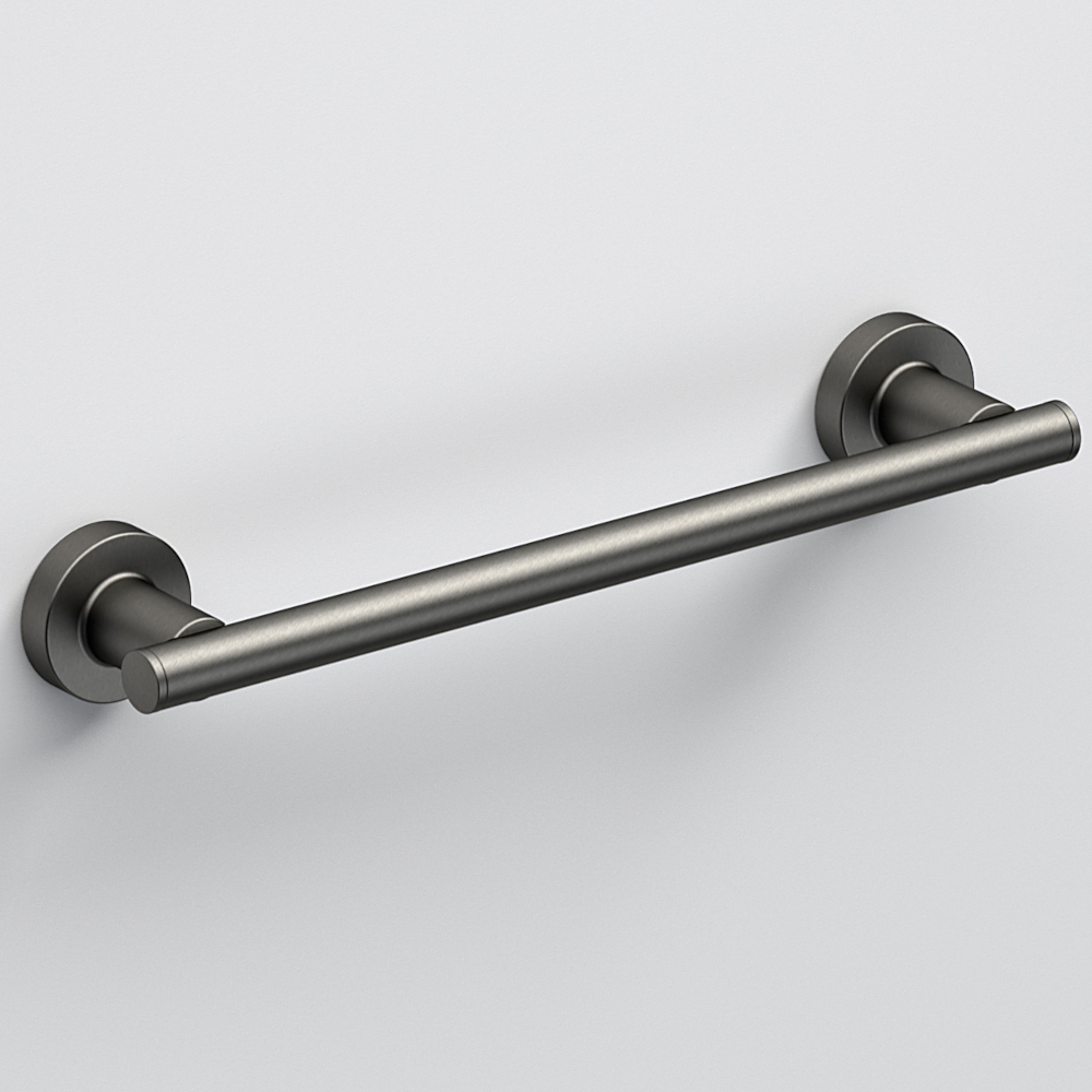 Origins Living Tecno Project 330mm Gunmetal Towel Rail