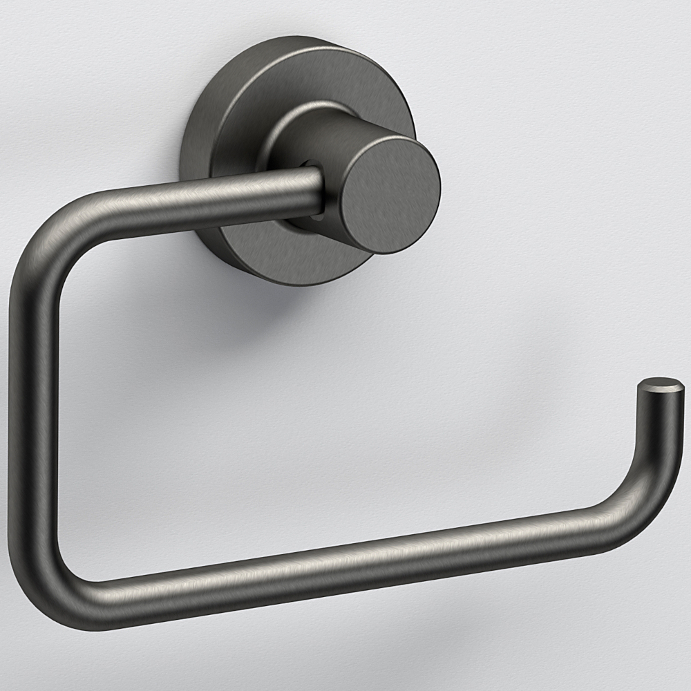 Origins Living Tecno Project Gunmetal Open Toilet Roll Holder