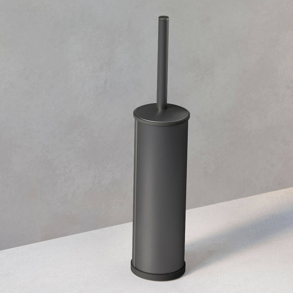Origins Living Tecno Project Gunmetal Toilet Brush Set