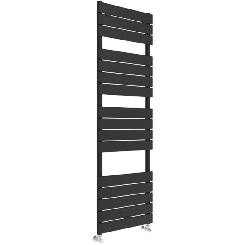 Termonde 500 x 1500mm Square Black Towel Radiator