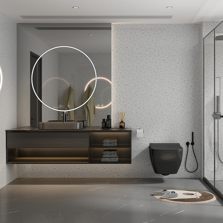 Terrazzo Stone Super Matt MEGAboard 1m Wide PVC Wall Panels