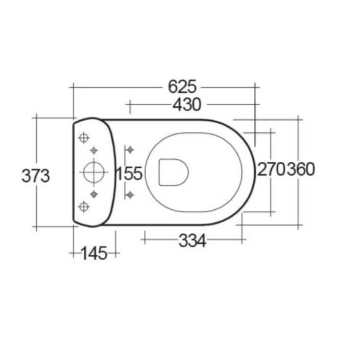 RAK Tonique Close Coupled Toilet, TONPAN / TONCIST