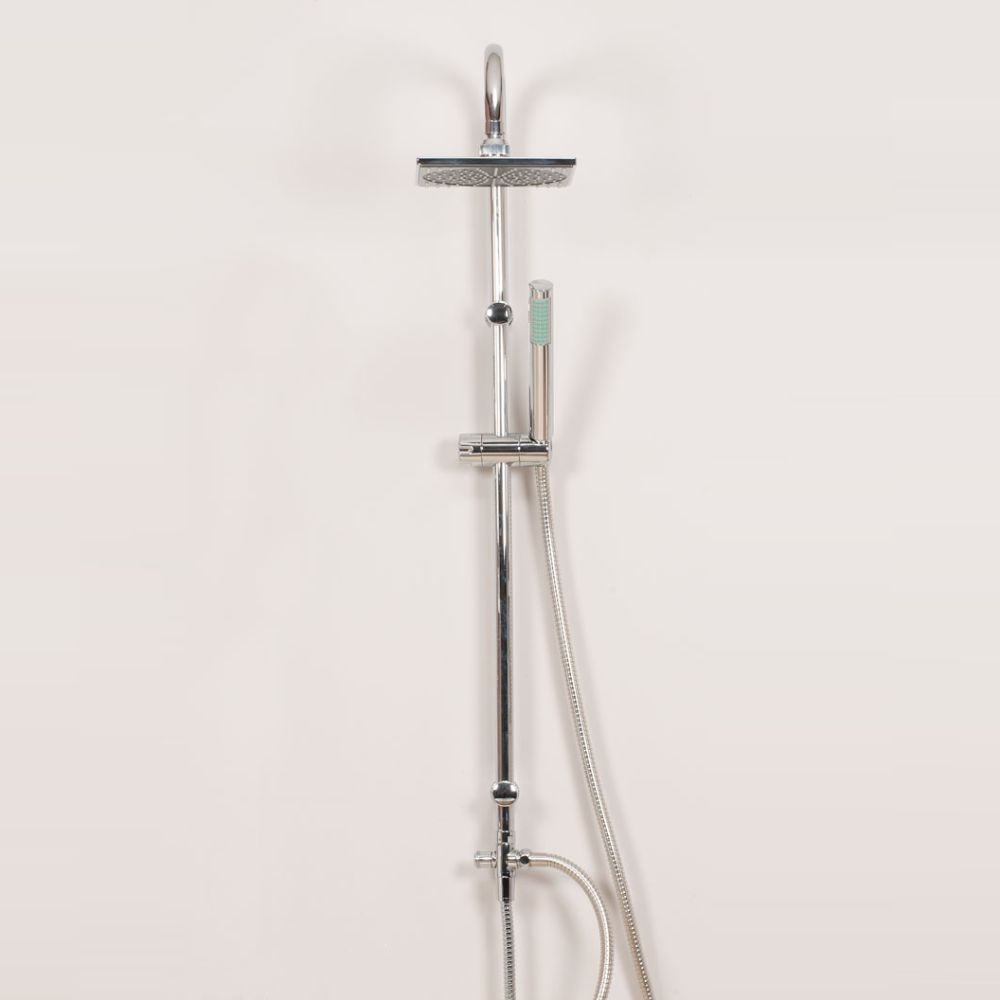 Troon Overhead Twin Shower Rigid Riser Kit - Highlife Bathrooms