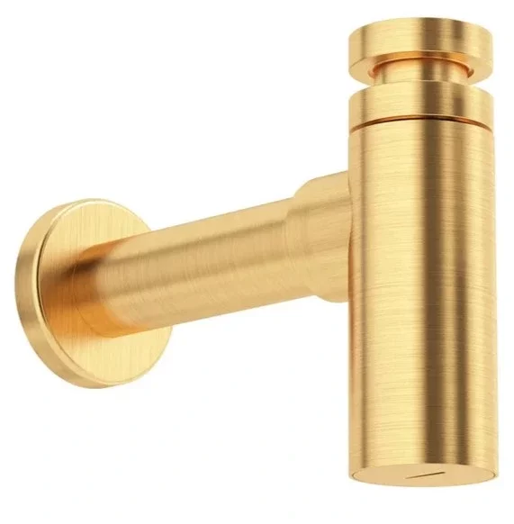 SYNC Brushed Gold Bottle Trap - CLEARANCE