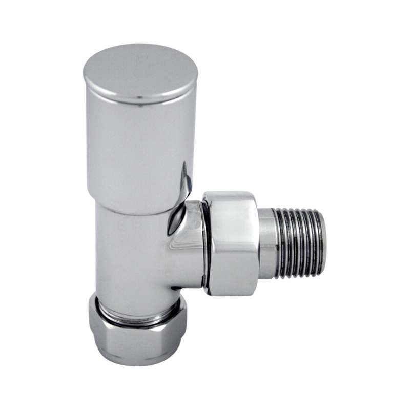 Abacus Ultima Arc Angled Radiator Valve Chrome