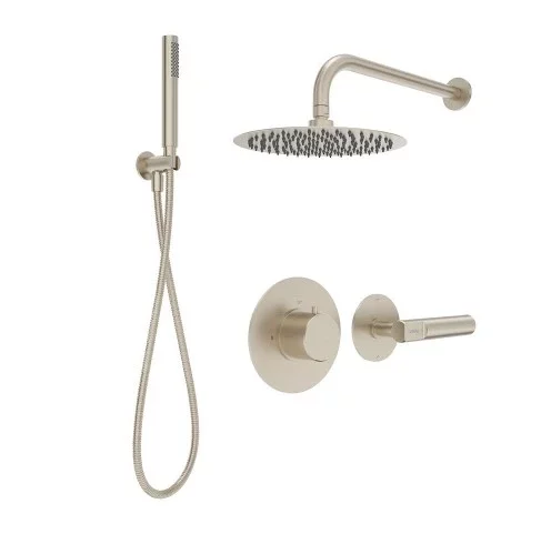 Sonas HAKK Thermostatic Shower Set 2 Brushed Nickel - CLEARANCE