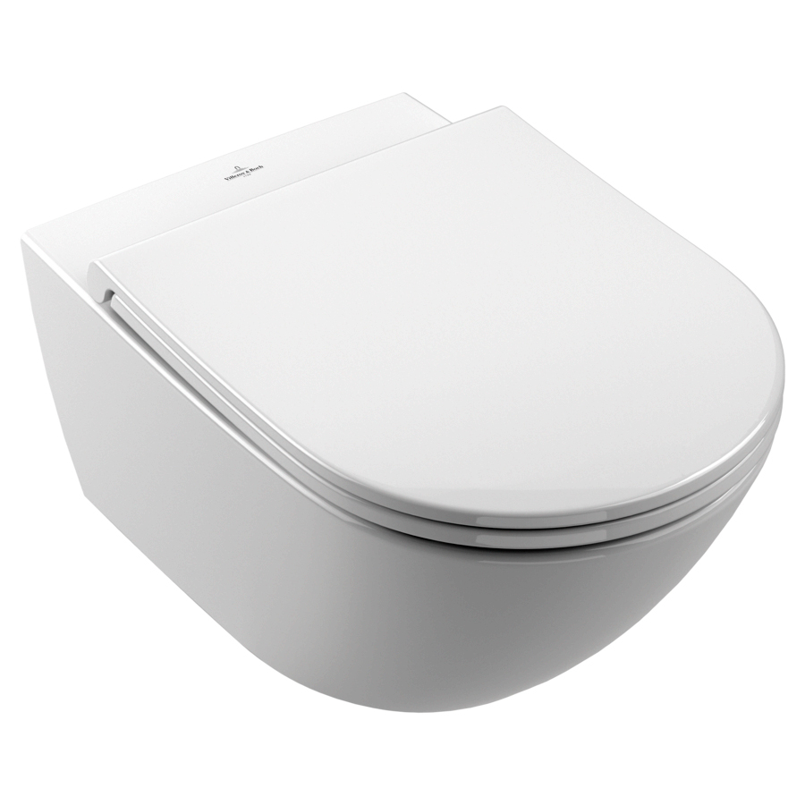 Villeroy & Boch Universo TwistFlush Rimless Wall Mounted Toilet Combi-Pack