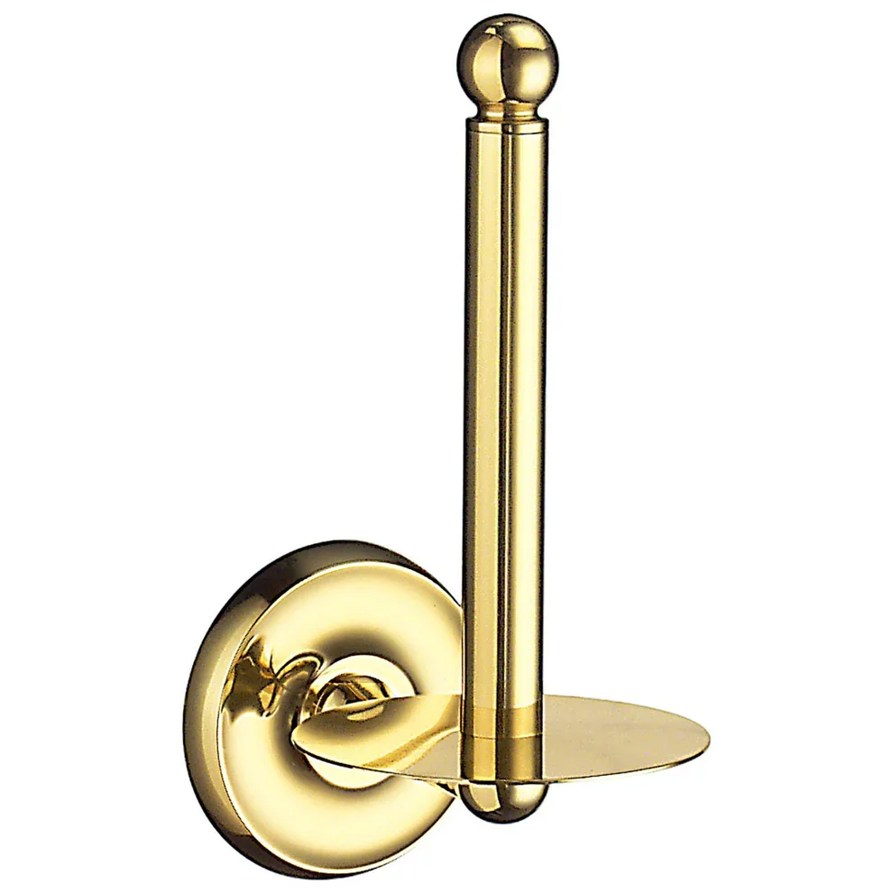 Smedbo Villa Polished Brass Spare Toilet Roll Holder