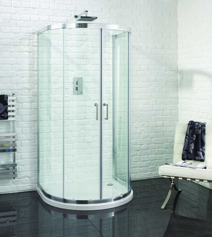 915 x 1040mm U Shaped Quadrant Shower Enclosure - Venturi 6 By Aquadart