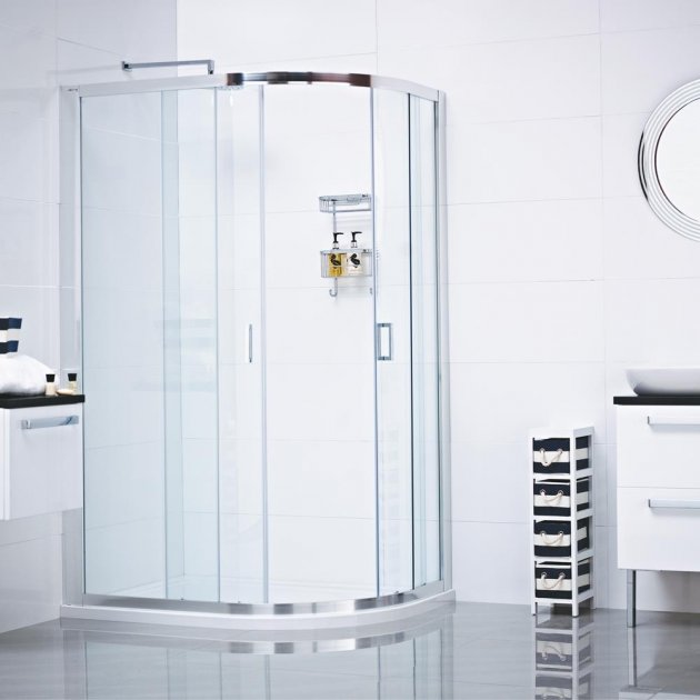 Roman Lumin8 Two Door Offset Quadrant Enclosure 800 x 900mm
