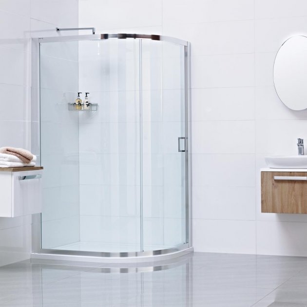 Roman Lumin8 One Door Offset Quadrant Enclosure 800 x 1200mm