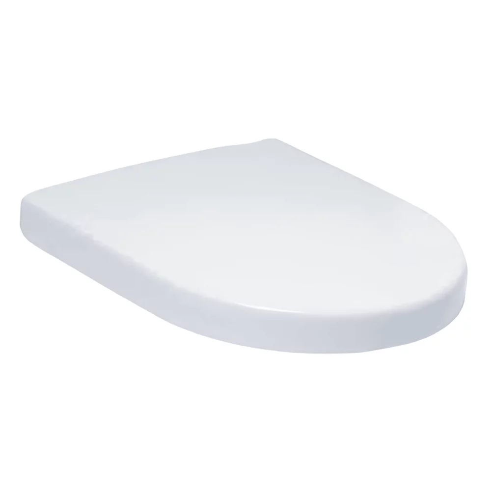 Abacus Simple Compact Wrapover Soft Close Toilet Seat White