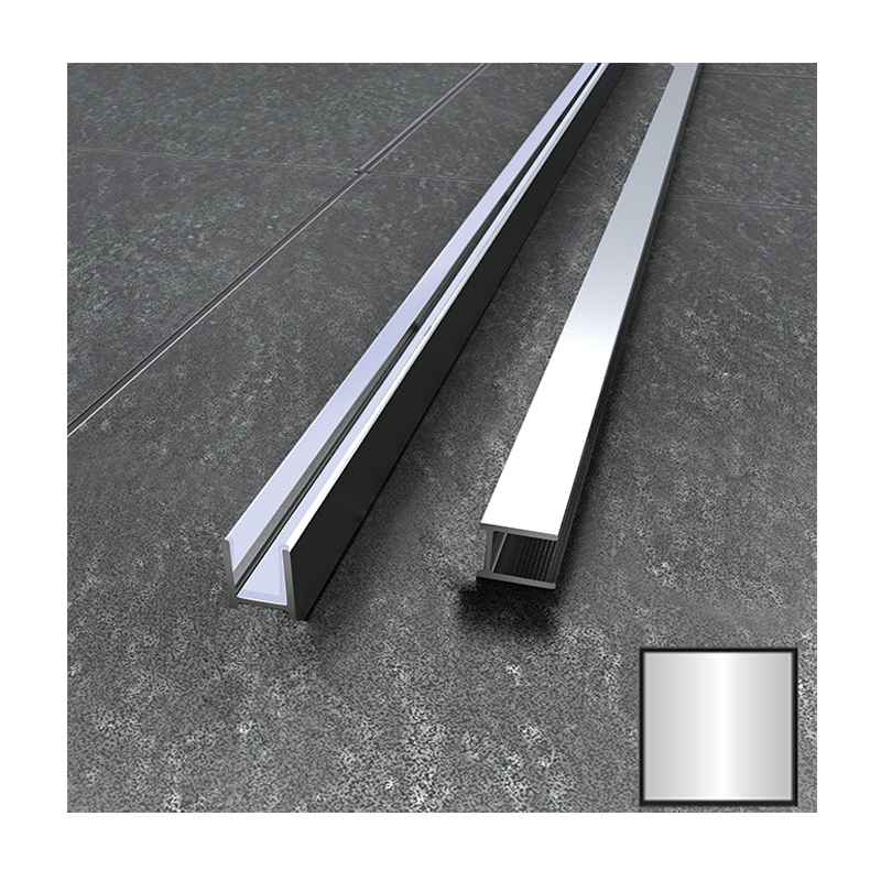 V-Fix Wet Room 8mm Silicone Free Glass Surface Channel 2.2m