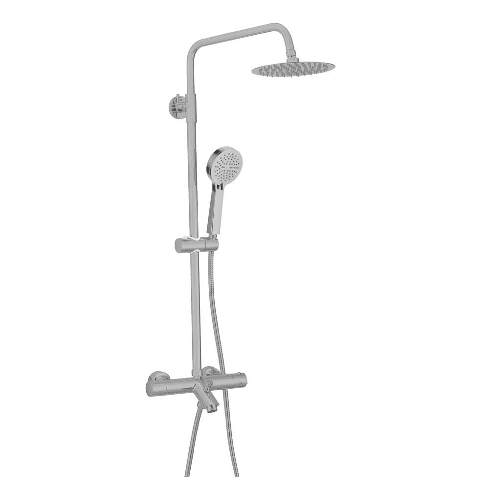 Abacus Emotion Thermostatic Bath Shower Mixer & Fixed Head