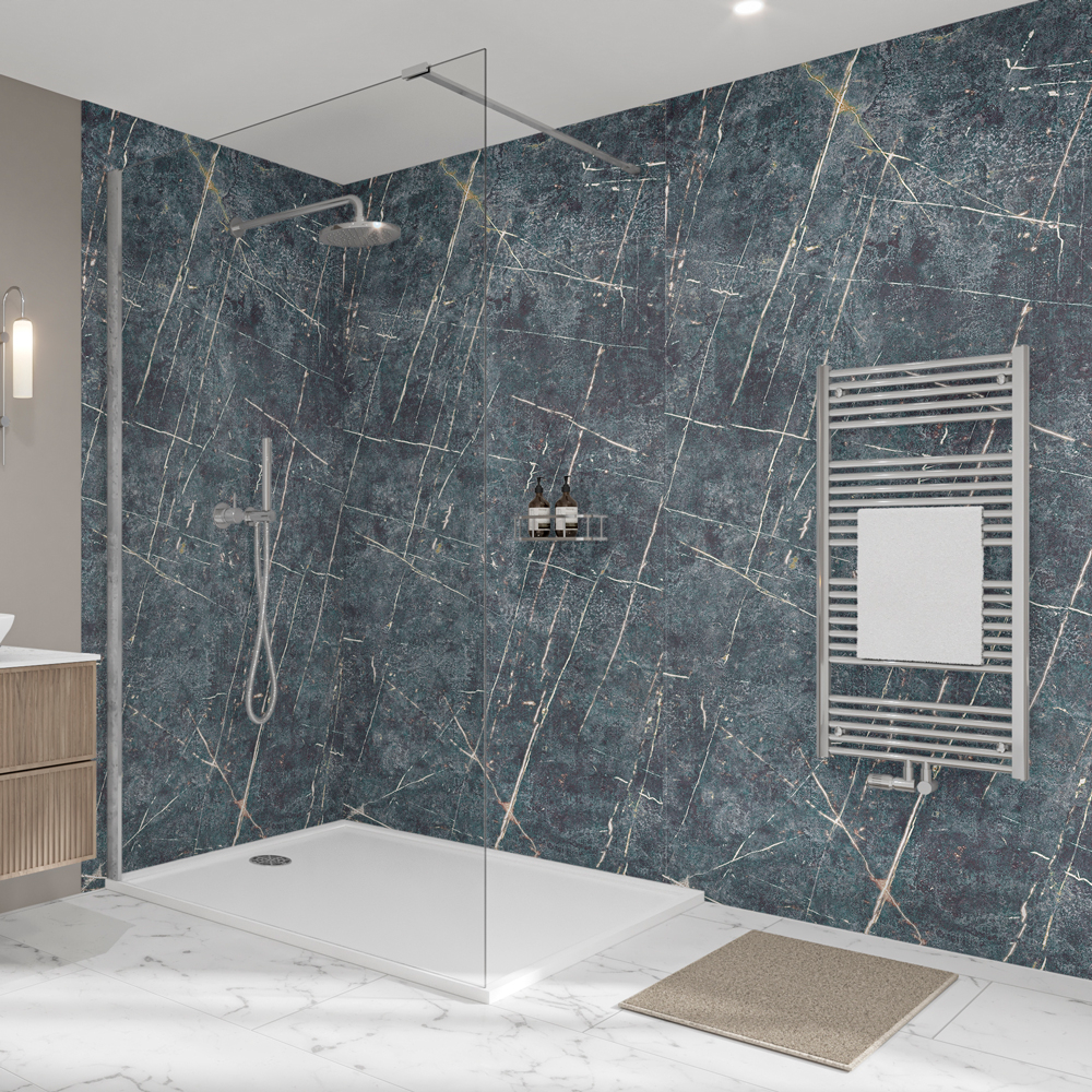 Vienna Blue Wetwall Elite Waterproof Wall Panels