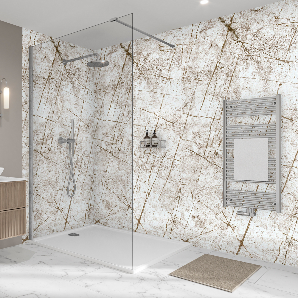 Vienna White Wetwall Elite Waterproof Wall Panels