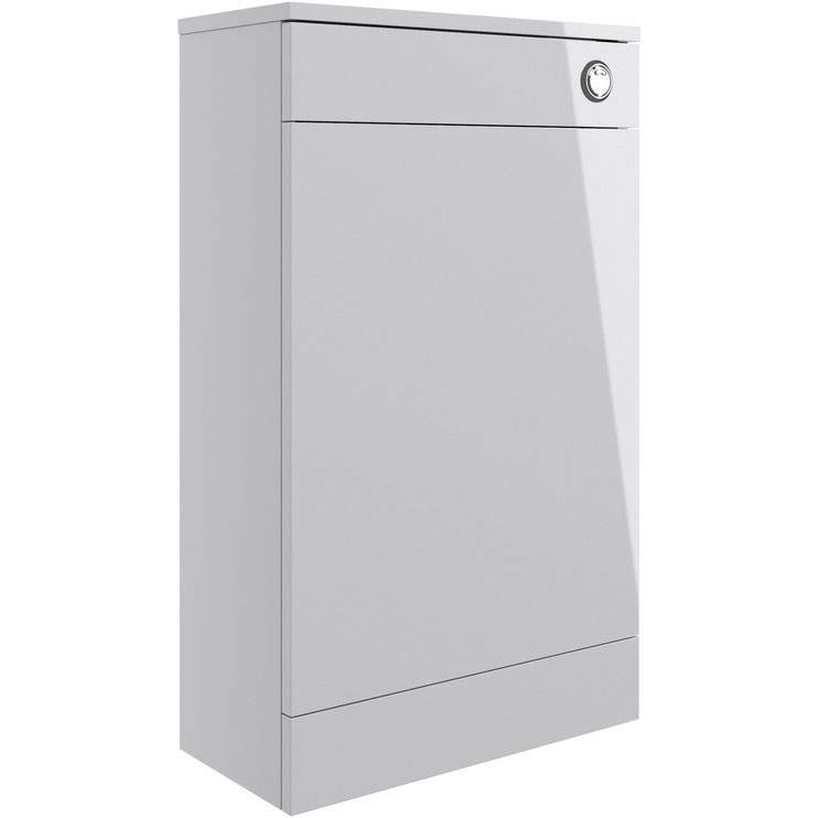 Vouille 500mm Grey Gloss Floor Standing WC Unit