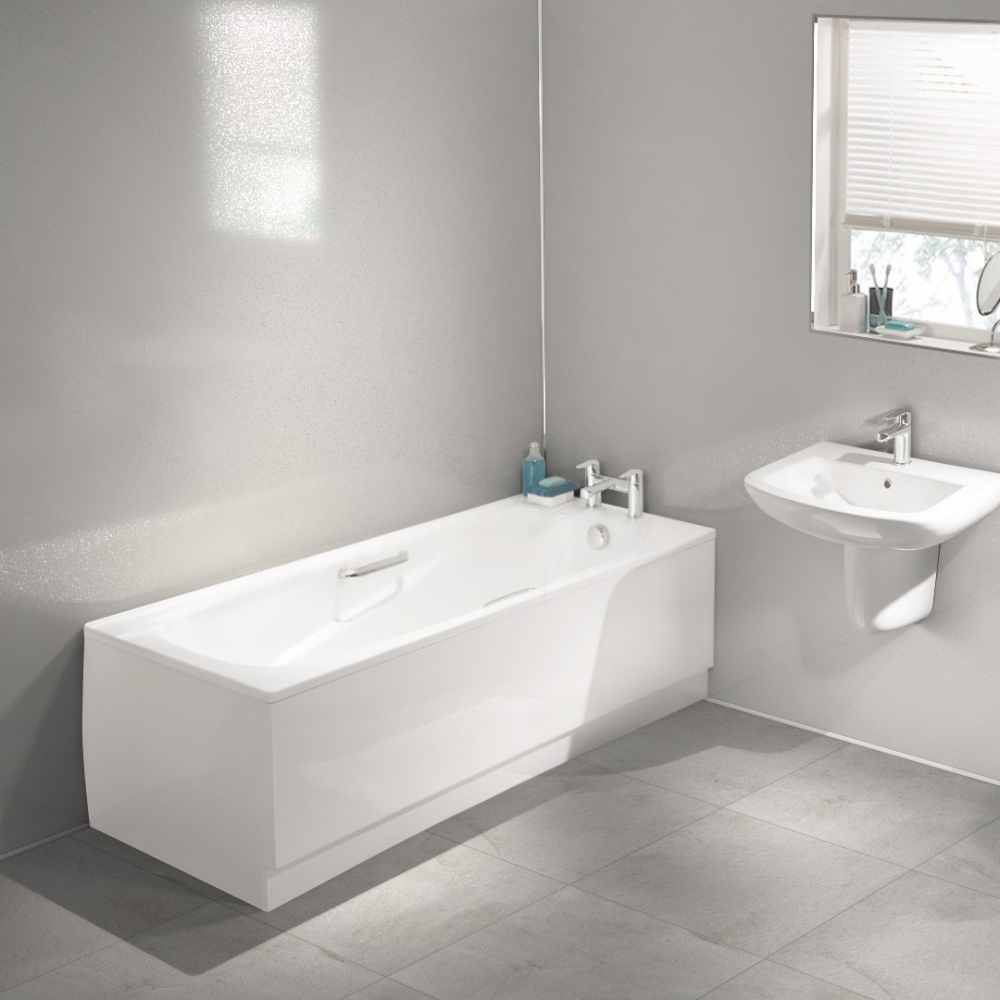 White Galaxy Showerwall Laminate Panels