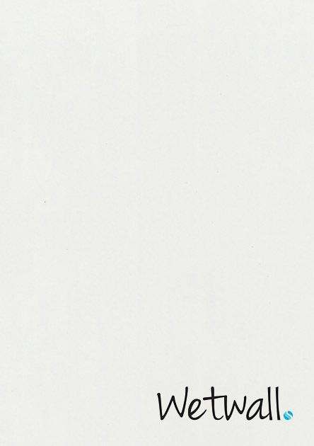 Wetwall Shower Panel - White Gloss - 2400 x 900mm